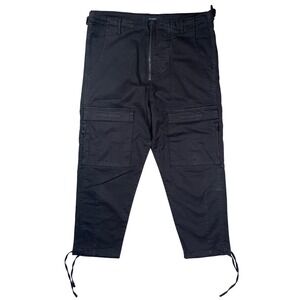 STAMPD Cargo‎ Pants Mens 32 Black Techwear Tactical Adjustable Hem Trousers